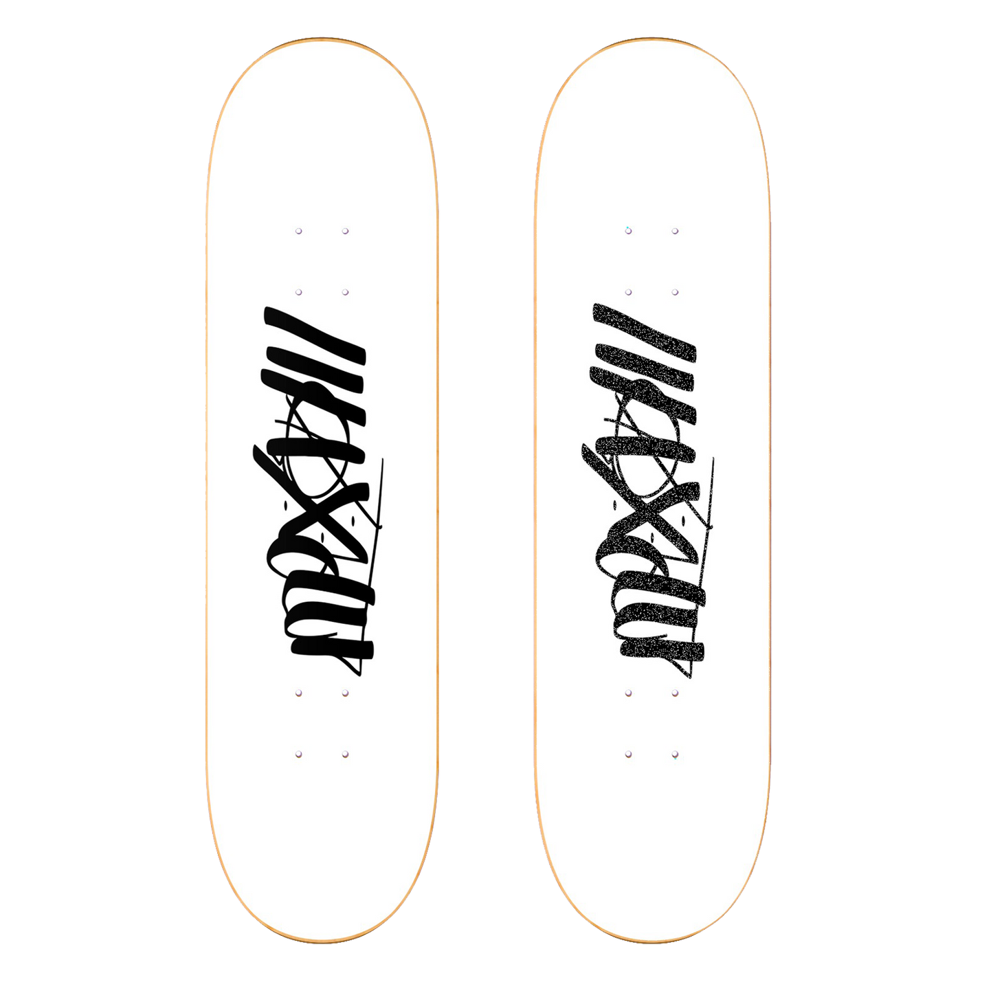 Skateboard Classic Deck 8.5 - White