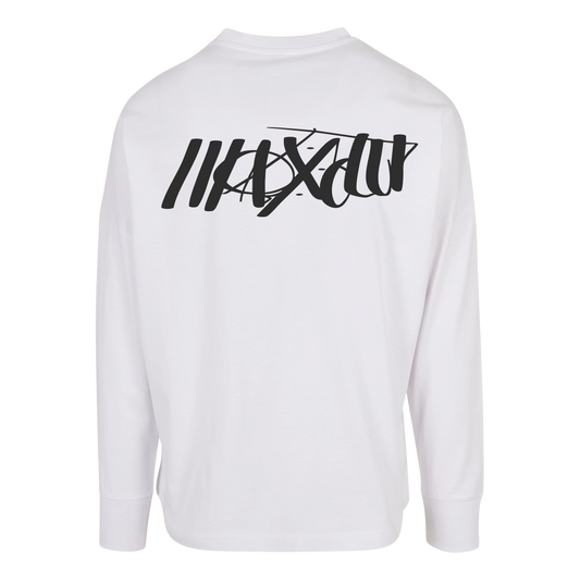 Oversize Long-Sleeve 'White' T-Shirt