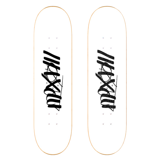 Skateboard Classic Deck 8.5 - White